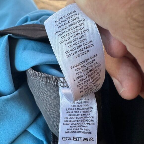 RHONE XXL Pacific Blue and Black Athleisure Shorts - Picture 4 of 7